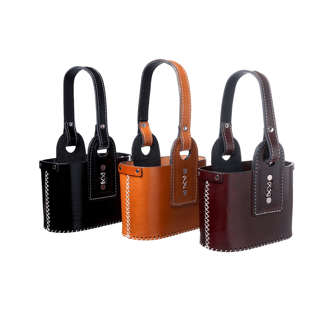 Leather Mate Bag Santafesina Model