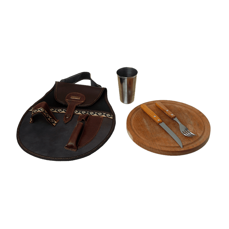 Simple Premium Roast Set With Leather Details