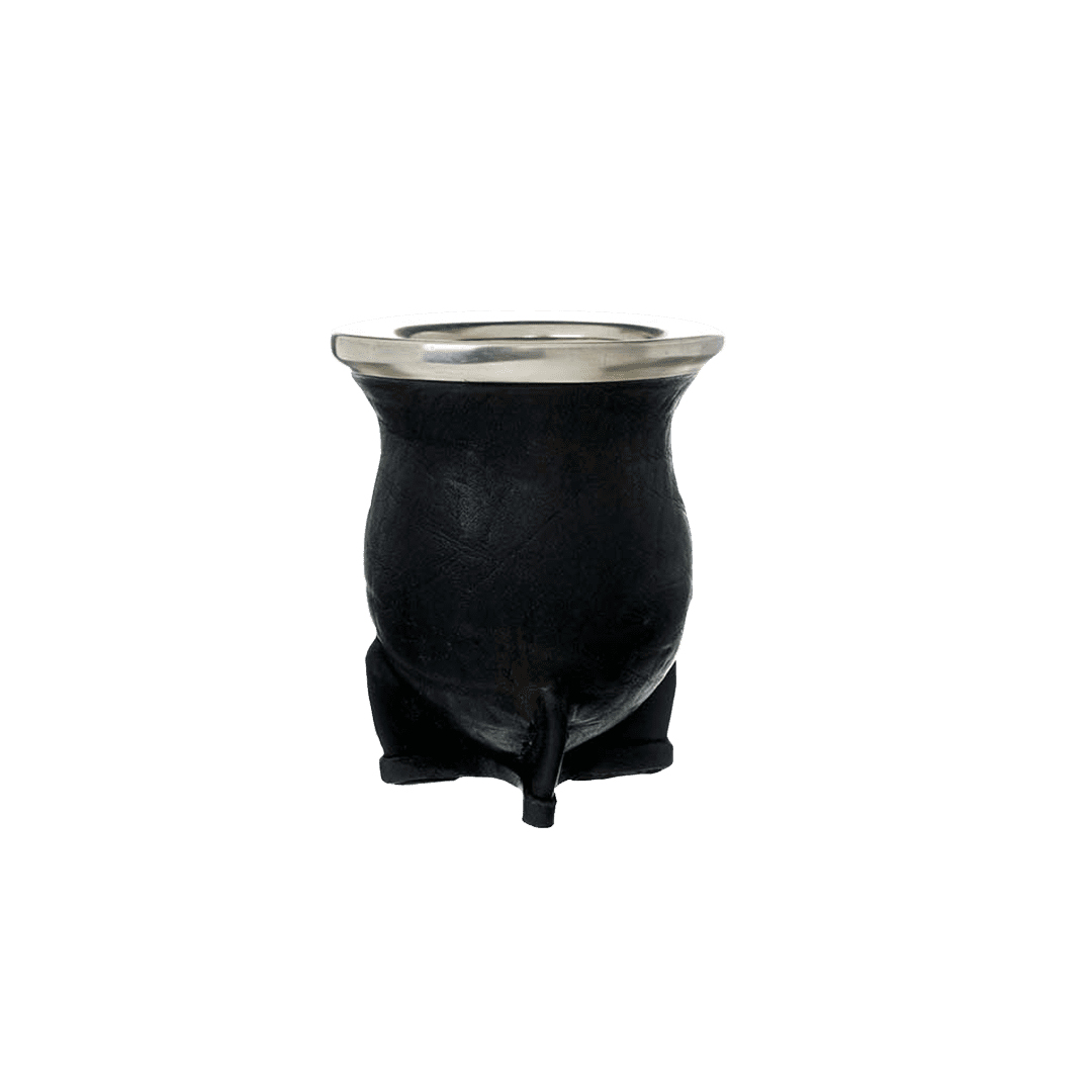 Leather Calebasse “Parana” Torpedo Mate Gourd Cup
