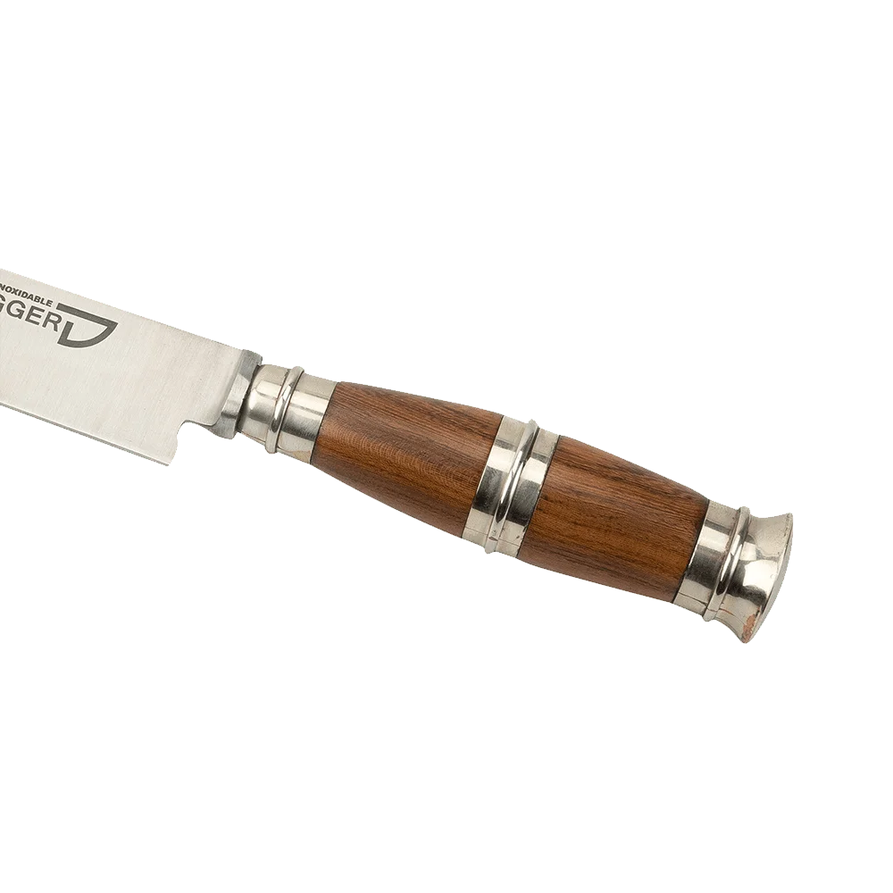 Argentine Gaucho Wood And German Silver Steak Knife For Barbecue