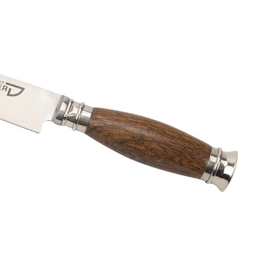 Argentine Gaucho Wood And German Silver Steak Knife For Barbecue