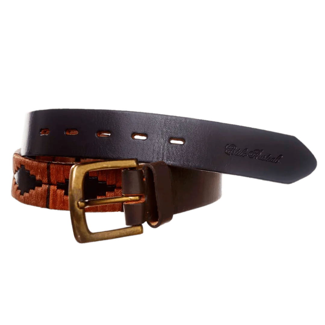 Gaucho Brown Belt “Chacarita” Model 1.38″